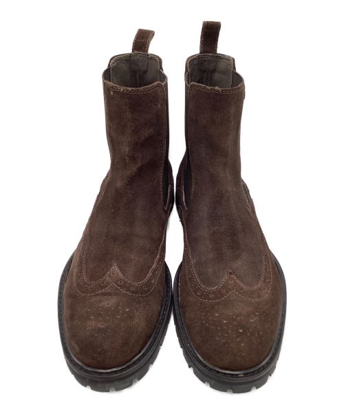 gold Brothers（ゴールドブラザーズ）Gold Brothers (ゴールドブラザーズ) サイドゴアブーツ ブラウン サイズ:SIZE 25cmの古着・服飾アイテム
