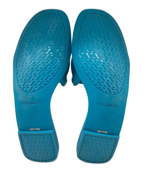 HERMES（エルメス）HERMES (エルメス) アロハ シェーヌダンクル ブルー サイズ:SIZE 35の古着・服飾アイテム