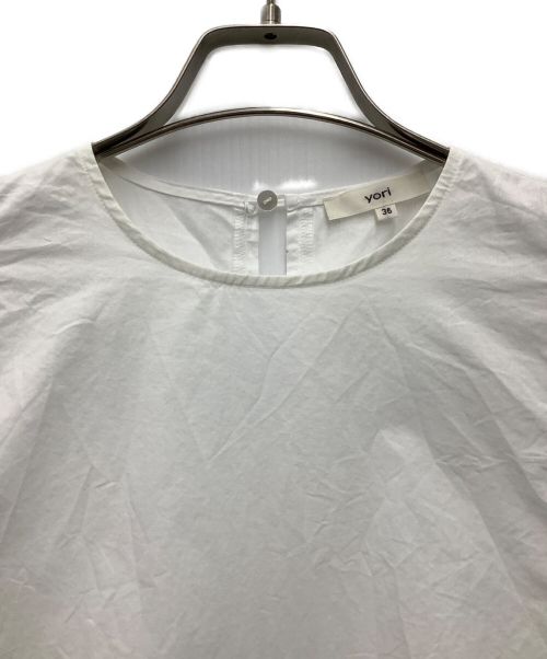 YORI（ヨリ）YORI (ヨリ) 21SS ブラウス ホワイト サイズ:SIZE M (36)の古着・服飾アイテム