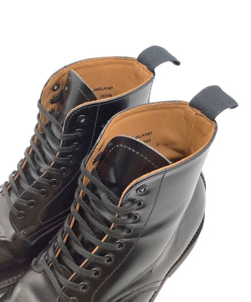 SANDERS（サンダース）SANDERS (サンダース) ミリタリーダービーブーツ ブラック サイズ:3 1/2の古着・服飾アイテム