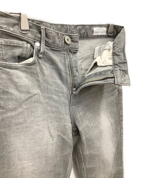 upper hights（アッパーハイツ）upper hights (アッパーハイツ) デニムパンツ グレー サイズ:W23の古着・服飾アイテム