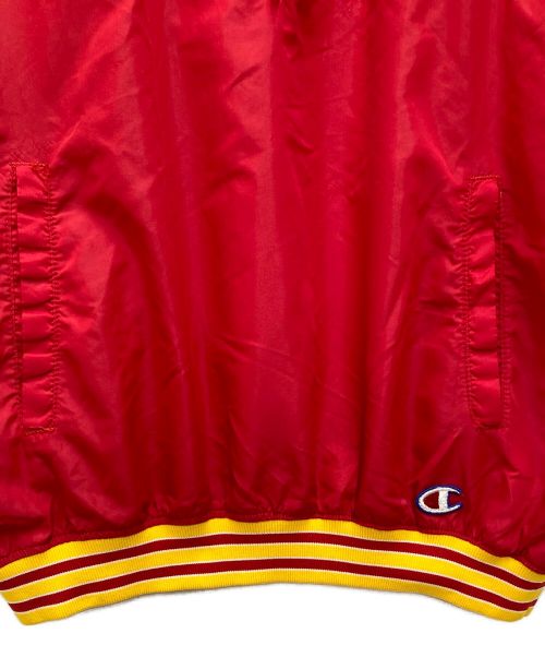 Champion（チャンピオン）Champion (チャンピオン) 90S~　USA製　スタジャン レッド サイズ:Lの古着・服飾アイテム