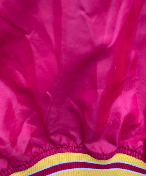 Champion（チャンピオン）Champion (チャンピオン) 90S~　USA製　スタジャン レッド サイズ:Lの古着・服飾アイテム