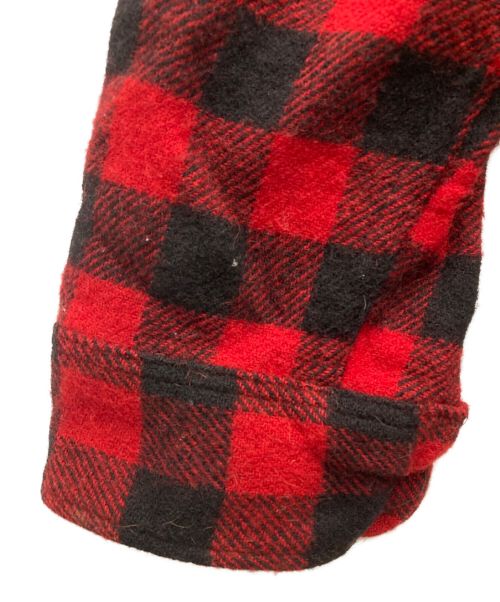 WOOLRICH（ウールリッチ）WOOLRICH (ウールリッチ) 80S~90S　ウールネルシャツ レッド サイズ:SIZE Sの古着・服飾アイテム