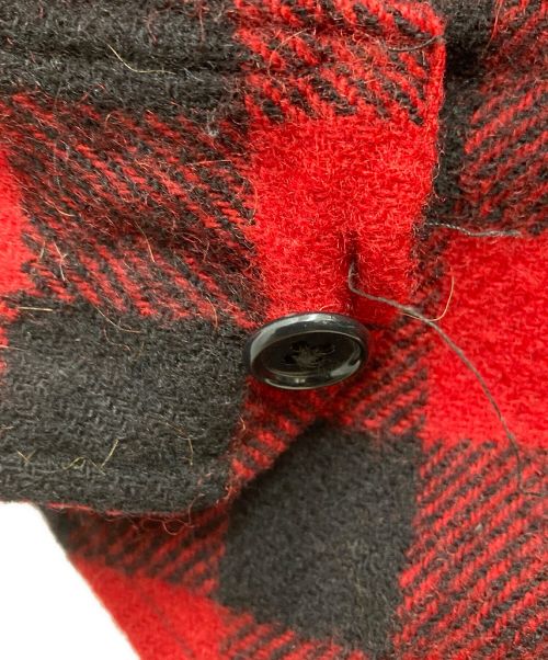 WOOLRICH（ウールリッチ）WOOLRICH (ウールリッチ) 80S~90S　ウールネルシャツ レッド サイズ:SIZE Sの古着・服飾アイテム
