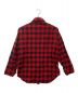 WOOLRICH (ウールリッチ) 80S~90S　ウールネルシャツ レッド サイズ:SIZE S：4000円