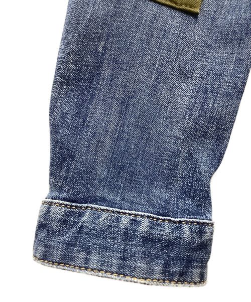DSQUARED2（ディースクエアード）DSQUARED2 (ディースクエアード) 21SS　パッチワークデニムジャケット　 インディゴ サイズ:48の古着・服飾アイテム