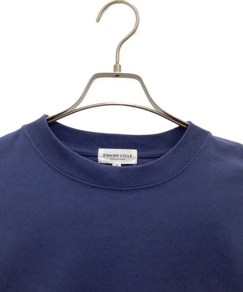 木梨サイクル（キナシサイクル）木梨サイクル (キナシサイクル) ロングカットソー　ワンポイント ネイビー サイズ:SIZE Sの古着・服飾アイテム