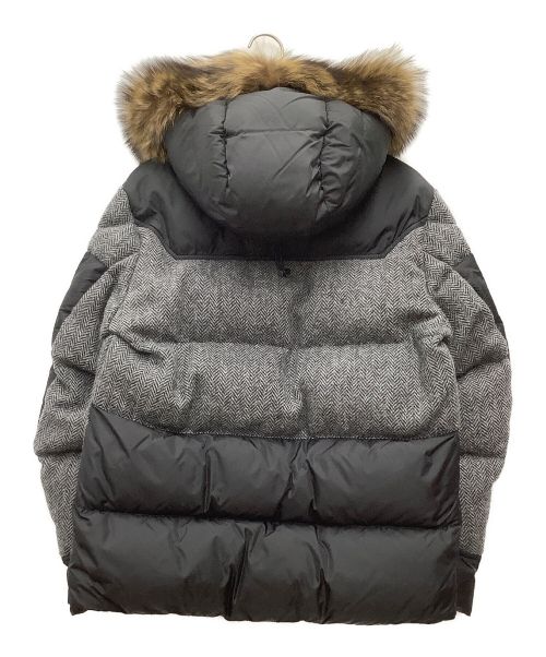 MONCLER（モンクレール）MONCLER (モンクレール) ダウンジャケット ROBERT グレー×ブラック サイズ:1の古着・服飾アイテム