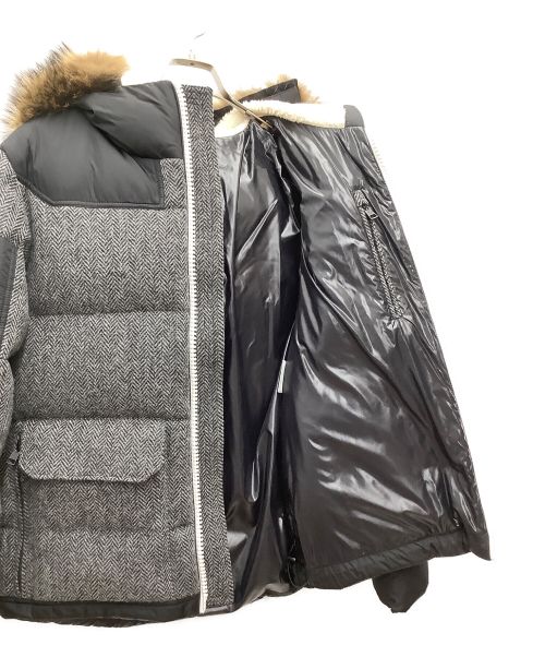 MONCLER（モンクレール）MONCLER (モンクレール) ダウンジャケット ROBERT グレー×ブラック サイズ:1の古着・服飾アイテム