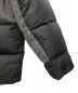 中古・古着 MONCLER (モンクレール) ダウンジャケット ROBERT グレー×ブラック サイズ:1：114000円