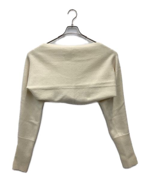 CELFORD（セルフォード）CELFORD (セルフォード) ボレロセット両畦ニットワンピース アイボリー サイズ:36 未使用品の古着・服飾アイテム