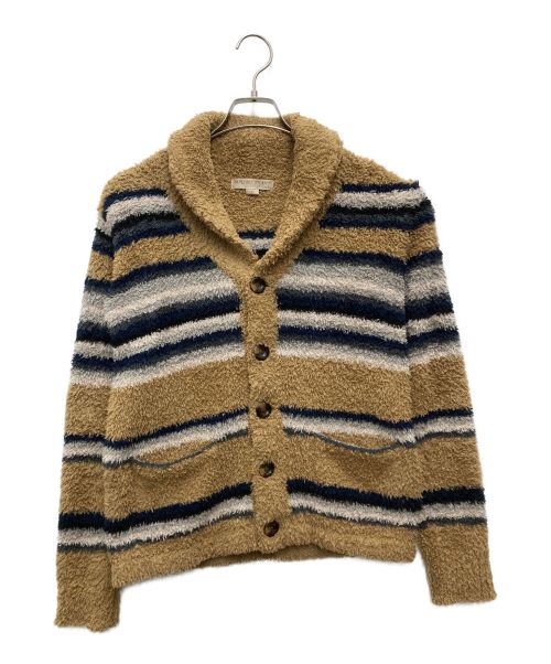 barefoot dreams（ベアフットドリームス）BAREFOOT DREAMS (ベアフットドリームス) カーディガン ベージュ×ネイビー サイズ:Sの古着・服飾アイテム