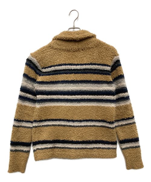 barefoot dreams（ベアフットドリームス）BAREFOOT DREAMS (ベアフットドリームス) カーディガン ベージュ×ネイビー サイズ:Sの古着・服飾アイテム