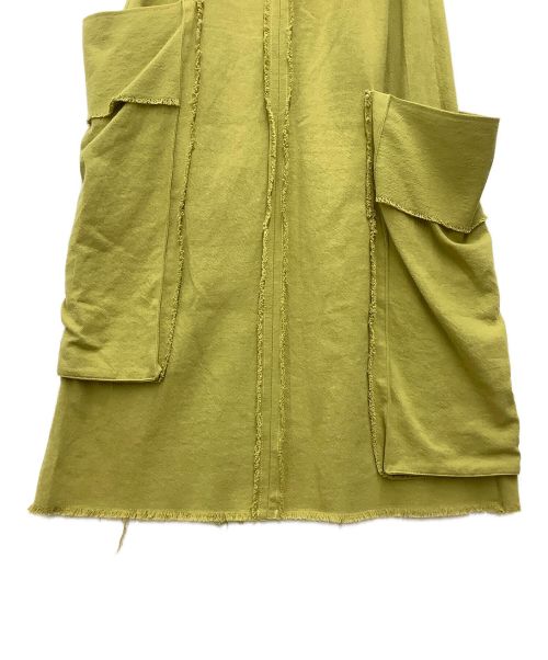 Ameri（アメリ）Ameri (アメリ) 20SS VINTAGE LIKE COTTON SKIRT 黄緑 サイズ:Sの古着・服飾アイテム