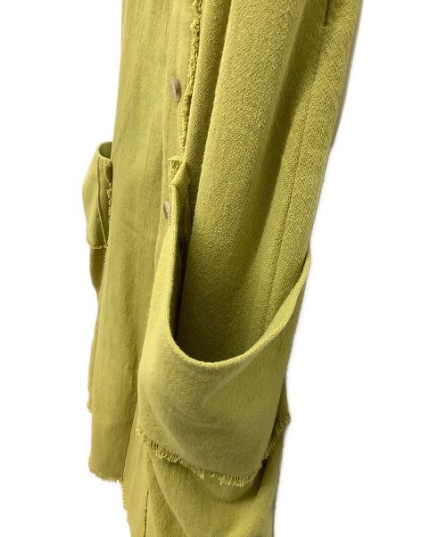 Ameri（アメリ）Ameri (アメリ) 20SS VINTAGE LIKE COTTON SKIRT 黄緑 サイズ:Sの古着・服飾アイテム