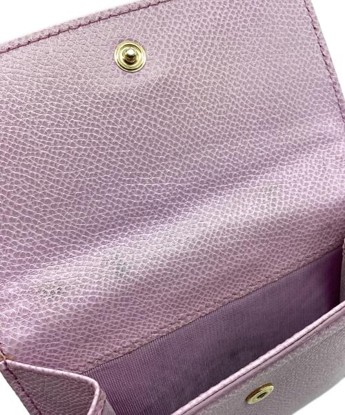 Salvatore Ferragamo（サルヴァトーレ フェラガモ）Salvatore Ferragamo (サルヴァトーレ フェラガモ) 2つ折り財布 パープルの古着・服飾アイテム