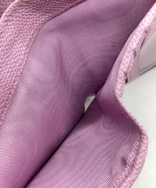Salvatore Ferragamo（サルヴァトーレ フェラガモ）Salvatore Ferragamo (サルヴァトーレ フェラガモ) 2つ折り財布 パープルの古着・服飾アイテム