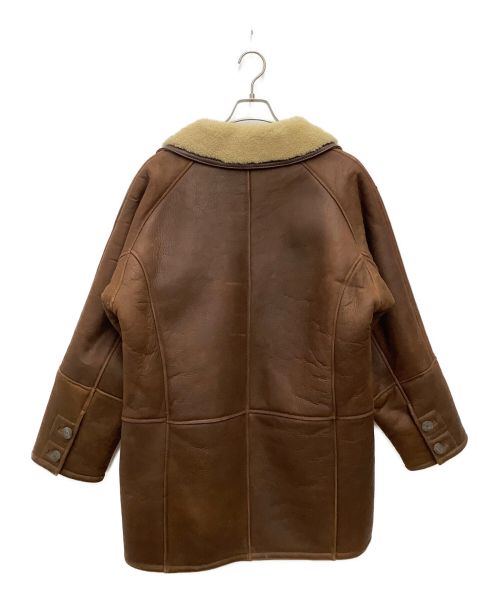 LORDANTHONY（ロードアンソニー）LORDANTHONY (ロードアンソニー) ムートンコート ブラウン サイズ:Mの古着・服飾アイテム