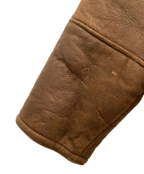 LORDANTHONY（ロードアンソニー）LORDANTHONY (ロードアンソニー) ムートンコート ブラウン サイズ:Mの古着・服飾アイテム