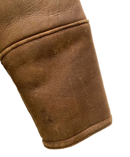 LORDANTHONY（ロードアンソニー）LORDANTHONY (ロードアンソニー) ムートンコート ブラウン サイズ:Mの古着・服飾アイテム