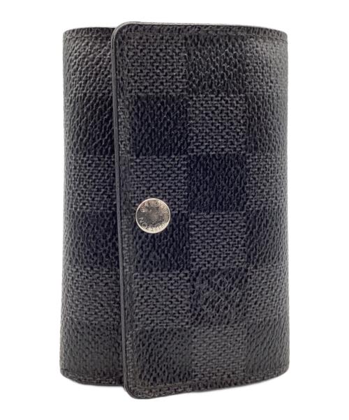 LOUIS VUITTON（ルイ ヴィトン）LOUIS VUITTON (ルイ ヴィトン) キーケース ミュルティクレ6 6連キーケース 	ダミエ・グラフィット ブラック サイズ:-の古着・服飾アイテム