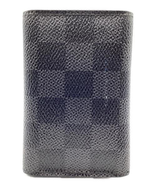 LOUIS VUITTON（ルイ ヴィトン）LOUIS VUITTON (ルイ ヴィトン) キーケース ミュルティクレ6 6連キーケース 	ダミエ・グラフィット ブラック サイズ:-の古着・服飾アイテム