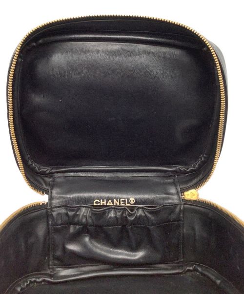 CHANEL（シャネル）CHANEL (シャネル) バニティバッグ ブラックの古着・服飾アイテム