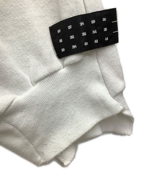 TRAINEBOYS（-）TRAINEBOYS (-) ダメージ加工ドッキングスウェット ホワイト サイズ:Mの古着・服飾アイテム