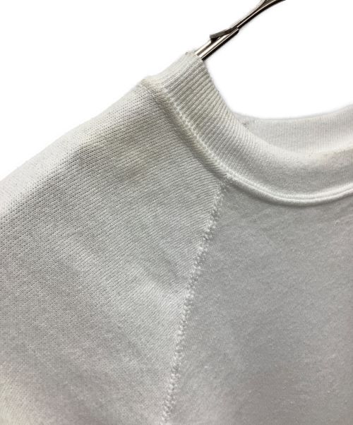 TRAINEBOYS（-）TRAINEBOYS (-) ダメージ加工ドッキングスウェット ホワイト サイズ:Mの古着・服飾アイテム