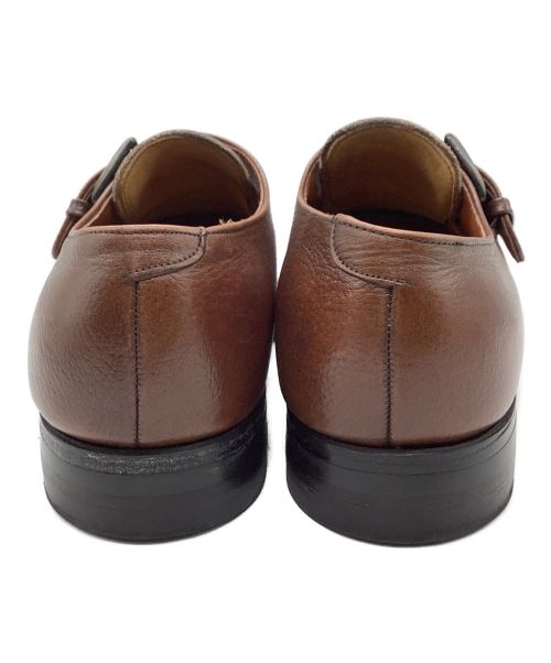 Dr.Scholl's（-）Dr.Scholl's (-) シングルモンクストラップウイングチップシューズ ブラウン サイズ:SIZE 27.5cmの古着・服飾アイテム