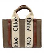 Chloeクロエ）の古着「WOODY スモールトートバッグ 2WAYバッグ」｜ベージュ
