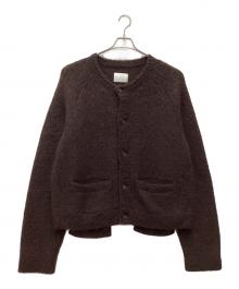 stein（シュタイン）の古着「KID MOHAIR CARDIGAN カーディガン」｜ダークブラウン