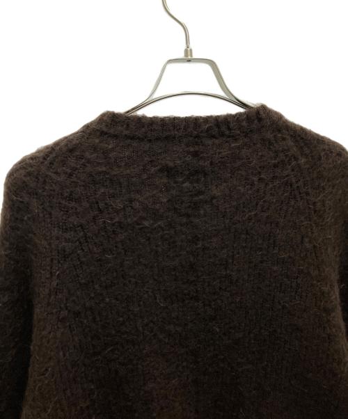 stein（シュタイン）stein (シュタイン) KID MOHAIR CARDIGAN カーディガン ダークブラウン サイズ:SIZE Sの古着・服飾アイテム