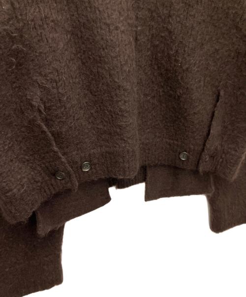 stein（シュタイン）stein (シュタイン) KID MOHAIR CARDIGAN カーディガン ダークブラウン サイズ:SIZE Sの古着・服飾アイテム