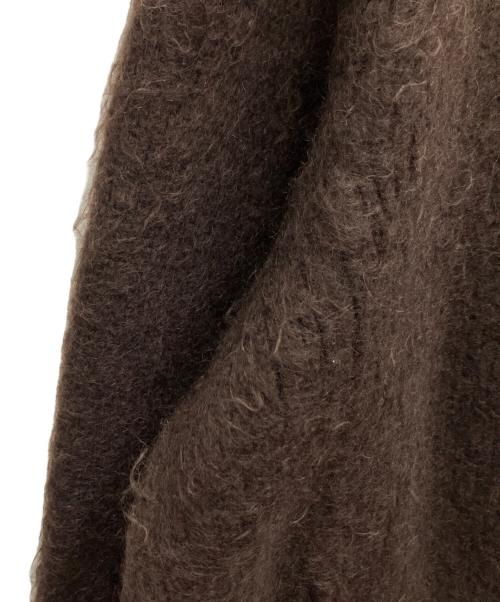 stein（シュタイン）stein (シュタイン) KID MOHAIR CARDIGAN カーディガン ダークブラウン サイズ:SIZE Sの古着・服飾アイテム