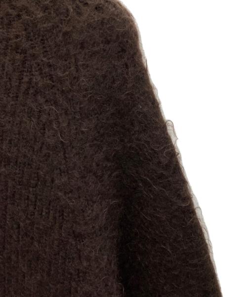 stein（シュタイン）stein (シュタイン) KID MOHAIR CARDIGAN カーディガン ダークブラウン サイズ:SIZE Sの古着・服飾アイテム