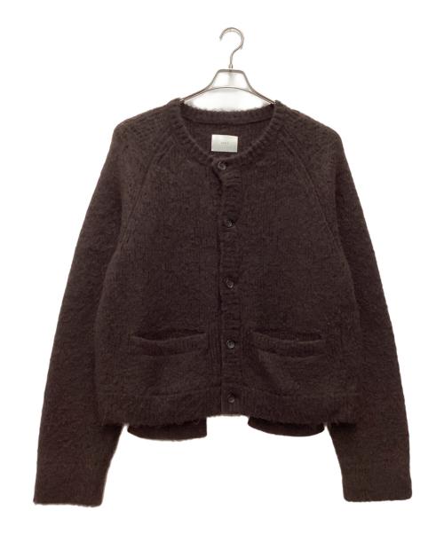 stein（シュタイン）stein (シュタイン) KID MOHAIR CARDIGAN カーディガン ダークブラウン サイズ:SIZE Sの古着・服飾アイテム