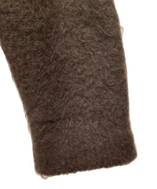 stein（シュタイン）stein (シュタイン) KID MOHAIR CARDIGAN カーディガン ダークブラウン サイズ:SIZE Sの古着・服飾アイテム