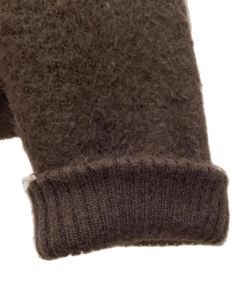 stein（シュタイン）stein (シュタイン) KID MOHAIR CARDIGAN カーディガン ダークブラウン サイズ:SIZE Sの古着・服飾アイテム