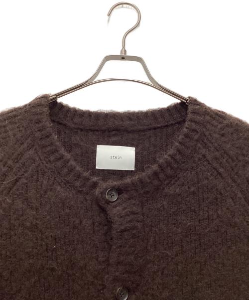 stein（シュタイン）stein (シュタイン) KID MOHAIR CARDIGAN カーディガン ダークブラウン サイズ:SIZE Sの古着・服飾アイテム