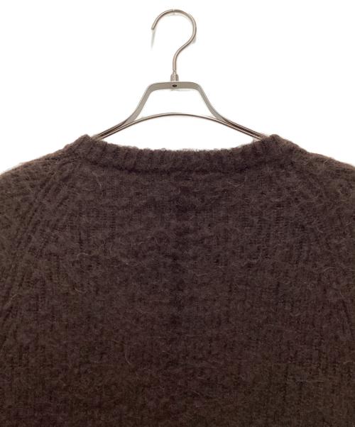 stein（シュタイン）stein (シュタイン) KID MOHAIR CARDIGAN カーディガン ダークブラウン サイズ:SIZE Sの古着・服飾アイテム