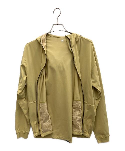 NEW BALANCE（ニューバランス）NEW BALANCE (ニューバランス) サンシールドフルジップフーディ ベージュ サイズ:Sの古着・服飾アイテム