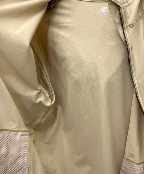 NEW BALANCE（ニューバランス）NEW BALANCE (ニューバランス) サンシールドフルジップフーディ ベージュ サイズ:Sの古着・服飾アイテム