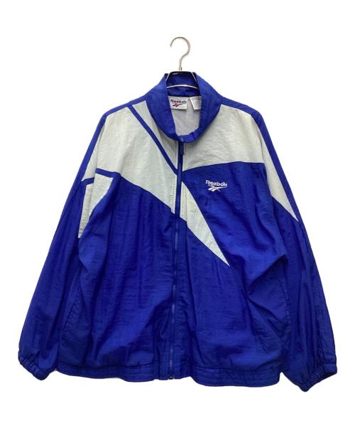 REEBOK（リーボック）REEBOK (リーボック) 90S~ ナイロンジャケット ブルー×ホワイト サイズ:SIZE XLの古着・服飾アイテム
