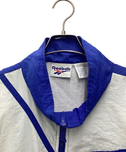 REEBOK（リーボック）REEBOK (リーボック) 90S~ ナイロンジャケット ブルー×ホワイト サイズ:SIZE XLの古着・服飾アイテム