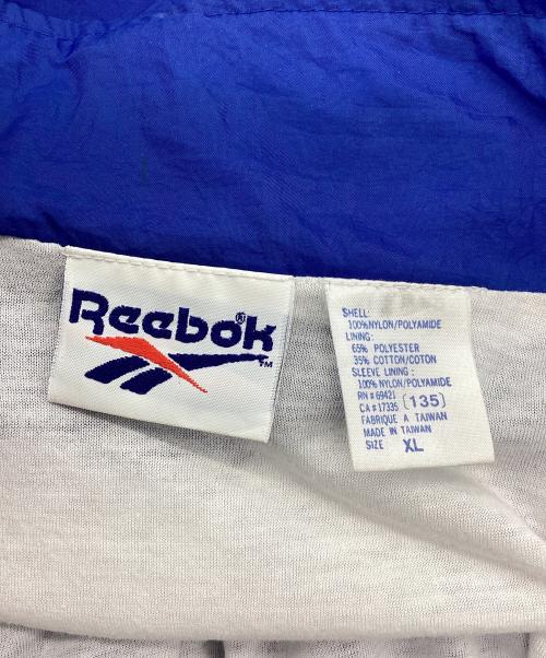 REEBOK（リーボック）REEBOK (リーボック) 90S~ ナイロンジャケット ブルー×ホワイト サイズ:SIZE XLの古着・服飾アイテム
