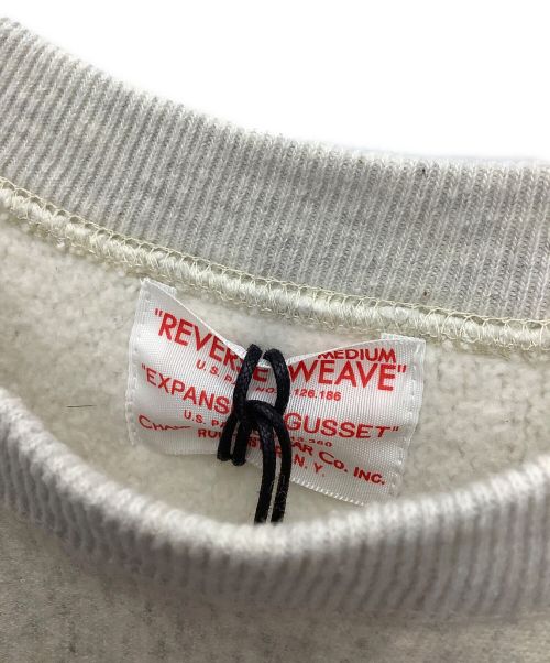 Champion（チャンピオン）Champion (チャンピオン) 	PATENT CREWNECK SWEAT グレー サイズ:SIZE Mの古着・服飾アイテム