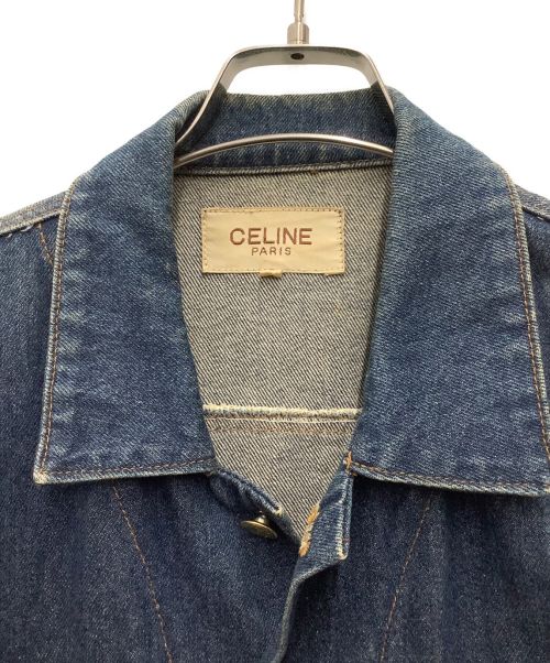 CELINE（セリーヌ）CELINE (セリーヌ) スタッズデニムジャケット オールド インディゴ サイズ:SIZE Lの古着・服飾アイテム