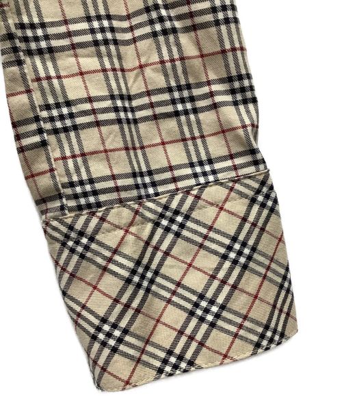 BURBERRY BLUE LABEL（バーバリーロンドンブルーレーベル）BURBERRY BLUE LABEL (バーバリーブルーレーベル) 長袖シャツ ベージュ サイズ:SIZE 38の古着・服飾アイテム